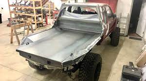 In this latest video from the 4r northwest workshop we convert a toyota pickup into a flatbed! Toyota Pickup Flatbed Episode 5 Sheeting The Deck Youtube