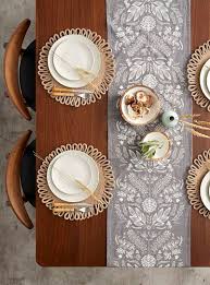 Walk Through The Woods Table Runner 13 Quote X 72 Quote In 2020 Wood Table Dining Table Accessories Table Accessories