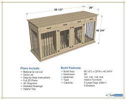 Double Dog Kennel Tv Stand Diy