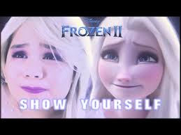 Show Yourself in real life |Side by Side Comparison fanmade Frozen 2 Elsa  dress transformation