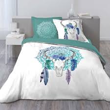 Vous avez envie de vous taper la tête contre les murs, de déchirer vos. Housse De Couette Et Deux Taies Coton 200 Cm Toreo Bleue Linge De Lit Eminza