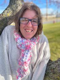 Sarah Katz -Short Cotton Candy Scarf — ArtWorking