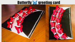 Create a greeting card your friends and family will cherish. Diy Happy New Year Greeting Card Handmade Creative Greeting Cards Teacher Day Butterflies Card Idea Youtube