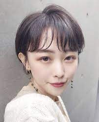 30代髪型 ショートのヘアスタイル 前髪あり 前髪なし パーマ 黒髪 lala magazine ララマガジン ヘア アイディア ヘアスタイル 30代 髪型