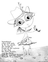 Make main work as a habit. Cowgirl Up Printable Coloring Page Jagged Touch Studio