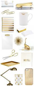 Fill Your Desk With Stuff You Love And Put A Little Pretty In Your Workday Gold Office Accessories Office Accessories Gold Office