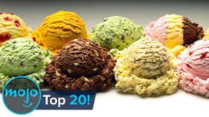 And the winner of the light vanilla ice cream category is: Top 20 Greatest Ice Cream Flavors Of All Time Watchmojo Com