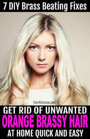 It is the best agent to decolorize stuff. Easily Fix Orange Brassy Hair At Home