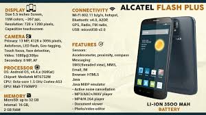 Quick Facts - Alcatel Flash Plus