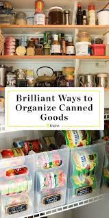 Ideas For Organizing Canned Goods Pantry Organization Can Be Hard Whether You Ve Got A Small One Or Food Pantry Organizing Diy Pantry Organization Deep Pantry