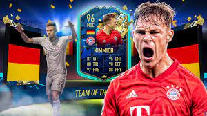 This card is so balanced you'll fall for him. Fut20 Tots Review Joshua Kimmich 96 Ultimate Team Youtube