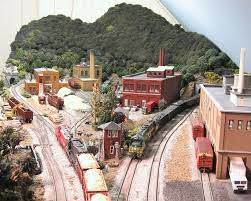 The Fast Freight Line In N Scale N Scale Model Trains Model Trains Model Train Scenery