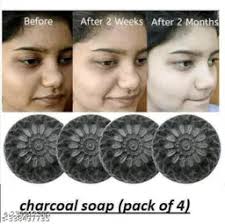 Assorted Natural Detox Premium Herbals Handmade Ayurvedic glycerin soap  base Nourishing Bathing skin care ACTIVATED CHARCOAL SOAP COMBO PACK OF  -4,For Tan removal,Acne/pimples,Blemishes,Blackheads