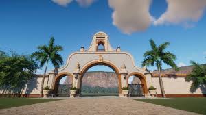 Spanish revival spanish style homes spanish house spanish colonial mexican hacienda hacienda style homes boho glam home gate design door design more information. This Is The Entrance To My New South American Zoo In Spanish Colonial Architecture Planetzoo