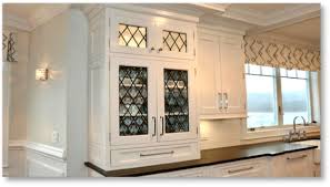 cabinet glass leaded glass inserts