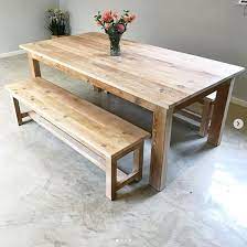 Rustic dining table catalog has old wood, alder & mesquite tables w spanish flair. Standard Table Bleached