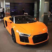7 791 Likes 26 Comments Corentin Simon Corentin Spot On Instagram Who Wants This Orange Baby Audi R8 V10 Snapchat C Audi Cars Audi R8 Audi
