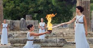 Image result for olympic torch tokyo ignition