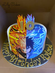 Dragon ball z cake toppers liviroom decors dragon ball z cakes. Lily Cakes Dragon Ball Z Birthday Cake Facebook