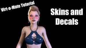 Virt-a-Mate Tutorial - Skin Textures and Decals (2021) - YouTube