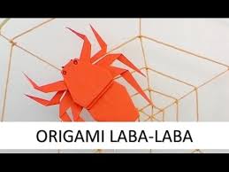 Seni Origami Cara Membuat Origami Laba Laba Youtube