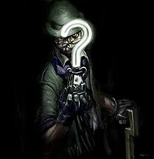 Enigma conundrum room 4 get moe riddler trophies and solve riddles to get more around. Riddler In Other Media Wikipedia