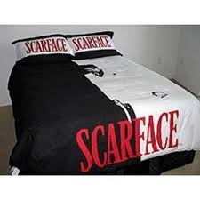 Scarface Tony Montana 3 Piece Queen Size Luxury Bed Comforter With Matching Pillow Shams Free Scarface Bea Luxury Comforter Sets Bedroom Set Comforter Sets