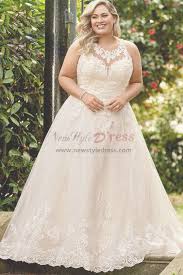 Plus Size Halter Wedding Dresses A Line Lace Bridal Gown Nw 414 Wedding Dresses