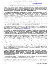 Texas plumbers are licensed and regulated by the texas state board of plumbing examiners. Plumber S Apprentice Texas State Board Of Plumbing Examiners