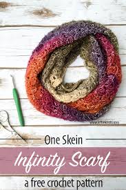 We found some beautifully simple knitted scarf patterns for beginners. Crochet Eventide Infinity Scarf A Free One Skein Pattern Left In Knots
