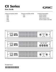 cx302v 70v power amplifier qsc