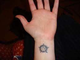 Supernatural Anti Possession Tattoo On Wrist Supernatural Tattoo Supernatural Anti Possession Tattoo Tattoos For Daughters