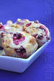 Muffins Aux Canneberges Et Chocolat Blanc Muffin Canneberge Muffins Et Chocolat