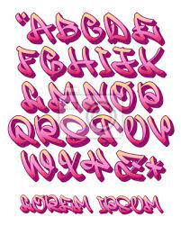 Ariel skelley / getty images an alphabet is made up of the letters of a language, arranged. Graffiti Alphabet 3d Hand Geschrieben Vektor Schriftart Leinwandbilder Bilder Rudiment Grossbuchstaben Schriftart Myloview De