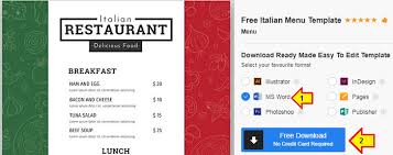 Cara Membuat Daftar Menu Makanan Di Microsoft Word Carapedi