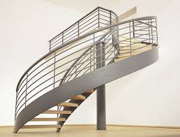 Exterior stair handrail code for construction in ontario. Curved Metal Staircases Steel Aluminum Paragon Stairs
