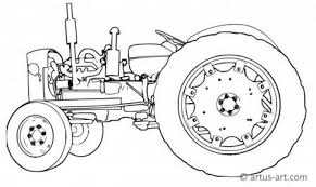 Traktor ausmalbild ausmalbilder von autos und fahrzeugen. Bauernhof Traktor Ausmalbild Gratis Ausdrucken Ausmalen Artus Art