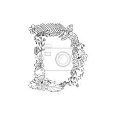 Ručně kreslenou vektorové písmo — stock vektor © shtonado. Tropicke Kvetinove Letni Vzor Rucne Kreslene Okrasne Pismo S Fototapeta Fototapety Zarodek Krasna Vysazet Myloview Cz
