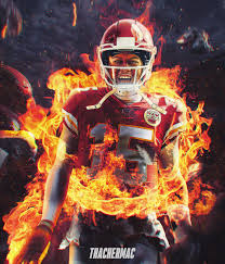 Find hd wallpapers for your desktop, mac, windows, apple, iphone or android device. Patrick Mahomes Nfl On Fire On Behance Chiefs Wallpaper Nfl Football Art Kansas Chiefs