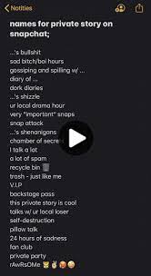 Namen Fur Die Private Geschichte Auf Snapchat Snapchat Snapchatideasnames For Your Private Snapchat Names Names For Snapchat Instagram Quotes Captions