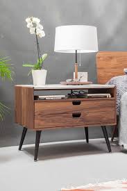 Rina Walnut And Marble Nightstand Bedside Table On Behance Furniture Wood Table Design Marble Nightstand