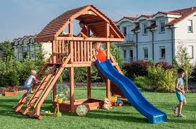Bauen sie mit ihren kinder selbst ein attraktives, dauerhaftes und rundherum sicheres spielgerät! Kinderspielgerate Garten Holz Kunststoff Oder Metall
