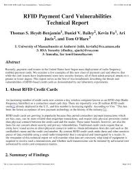 Maybe you would like to learn more about one of these? Rfid Cusp Rfid Credit Card Vulnerabilities Technical Report