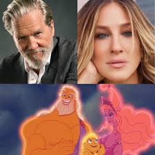Fan Cast: @thejeffbridges and @sarahjessicaparker as Zeus and Hera @Disney  Live Action Hercules