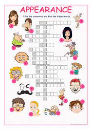 Below you will find the answer to the clue but if it doesn't fit please feel free to contact us directly or write a comment to discuss it. Appearance Crossword Puzzle English Esl Worksheets For Distance Learning And Physical Classrooms