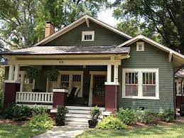 Notice the porch planters and the wildlife habitat sign in front… outside house paint colors. Bungalow Exterior Colors In The Barn Pinterest Craftsman Home Exterior Bungalow Exterior Craftsman Bungalow Exterior