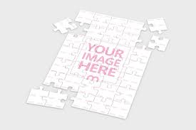 Download Portrait Puzzle Mockup Mediamodifier