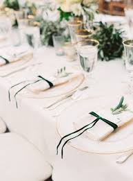Once again, the details of your place setting will vary from one wedding to another. The 2020 Wedding Decor Trends You Re About To See Everywhere Wedding Table Settings Wedding Place Settings Emerald Green Weddings