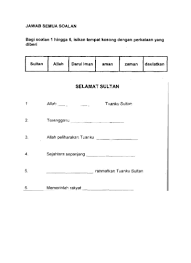 Soalan ujian ini adalah untuk soalan ujian bulan mac. Dskp Pendidikan Muzik Tahun 6