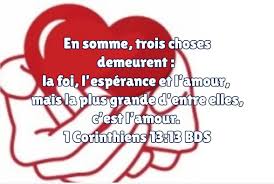 En Somme Trois Choses Demeurent La Foi L Esperance Et L Amour Mais La Plus Grande D Entre Elles C Est L Amour 1 Corinthiens 13 13 B Amour La Bible Bible